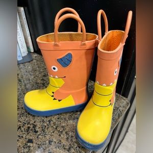 Toddler Boys’ Leif Pull On Rain Boots Cat and Jack
